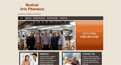 Desktop Screenshot of medicalartspharmacylawrence.com